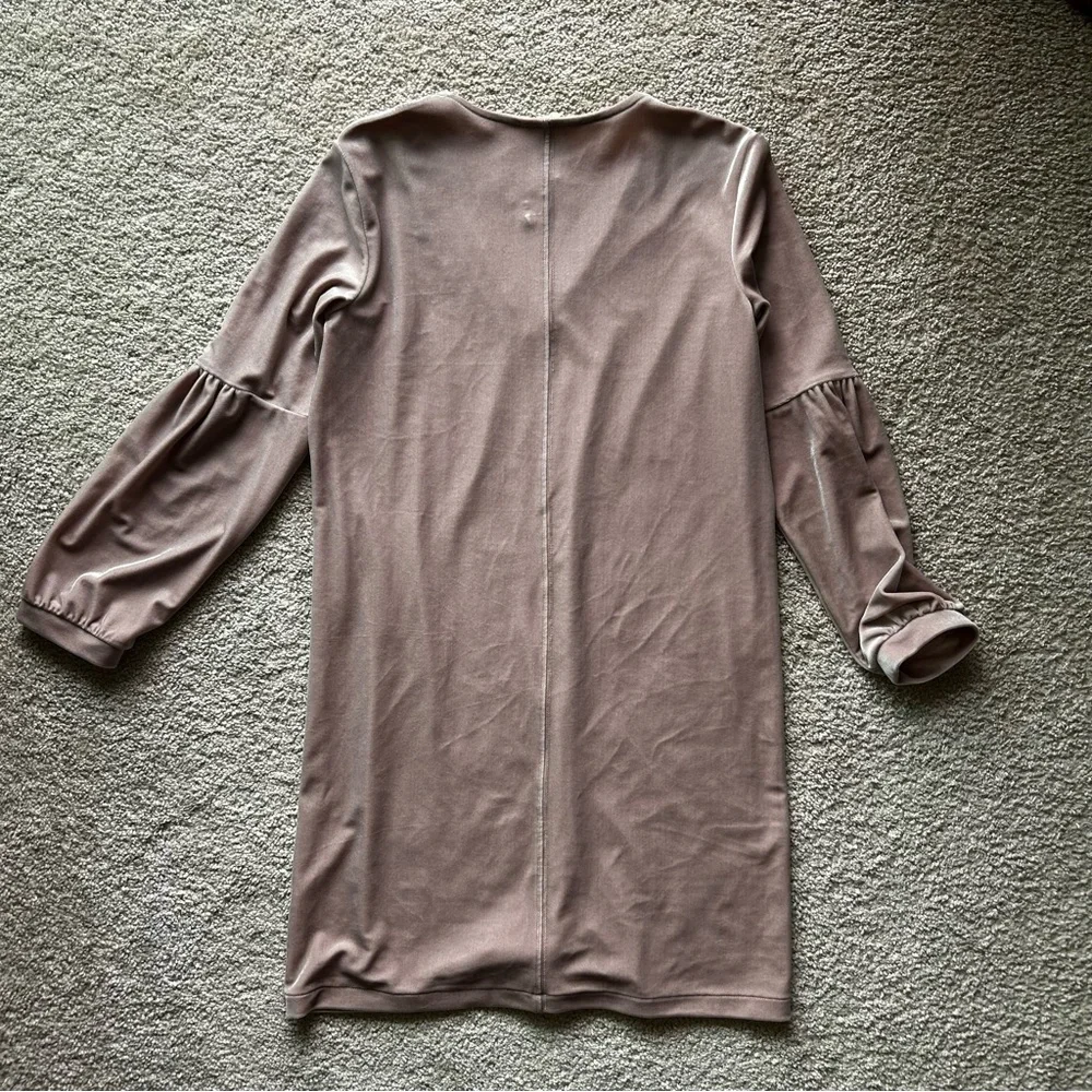 NWT MADEWELL Velvet‎ Balloon Sleeve Mini Dress